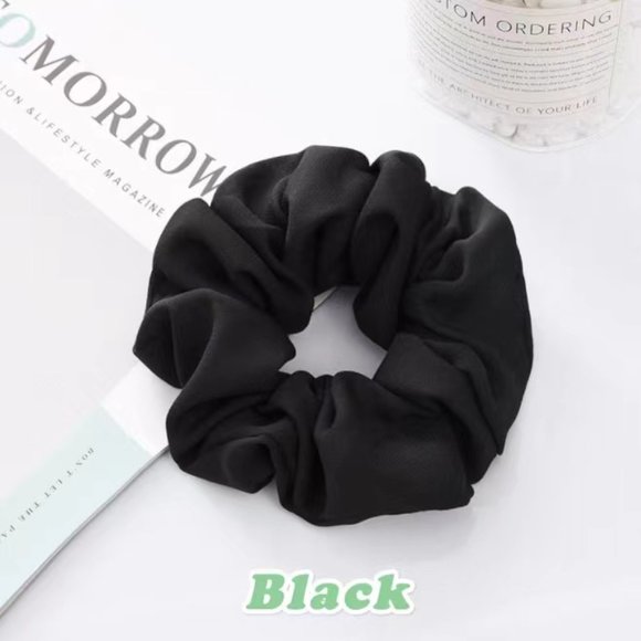 Set of 9 Scrunchies Satin Scrunchies - Picture 5 of 10